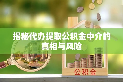 富拉尔基揭秘代办提取公积金中介的真相与风险